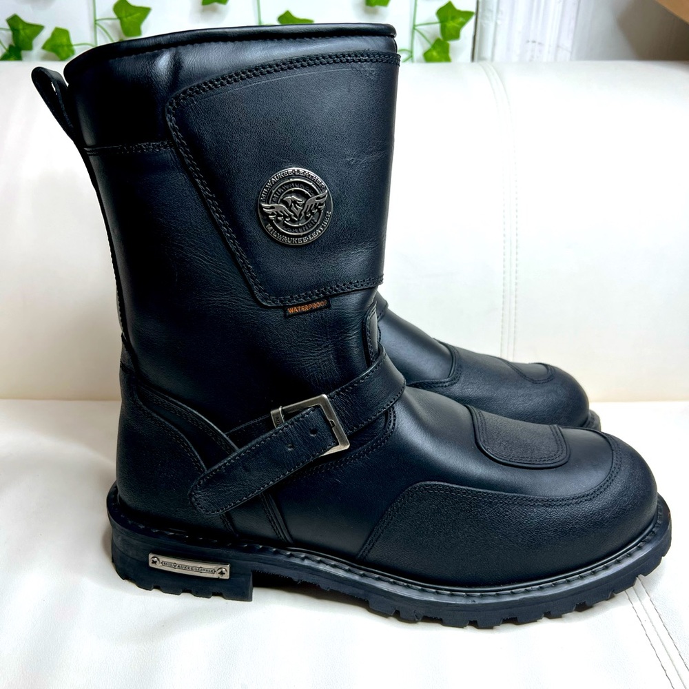 Milwaukee Leather Size 12eee Men's Black Boots,Working Boots , Safety Boot